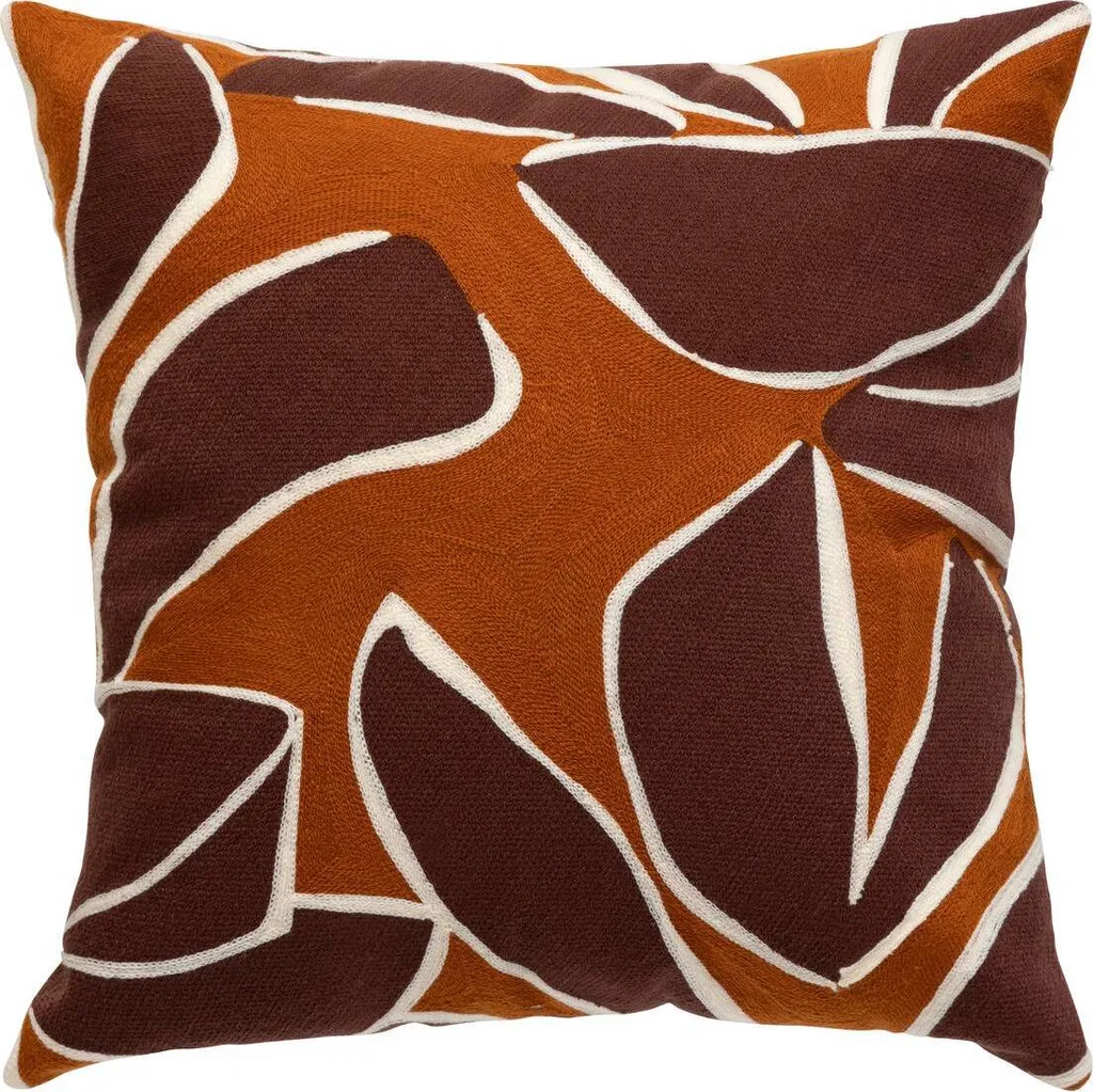Coussin Déhoussable 45x45 cm Rouge Rubis pour Raviver un Salon Terne