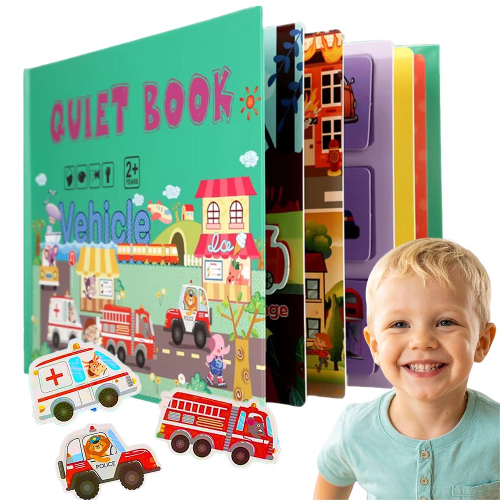 Książeczka Sensoryczna Dla Dzieci Montessori Edukacyjna Na Produktbild 