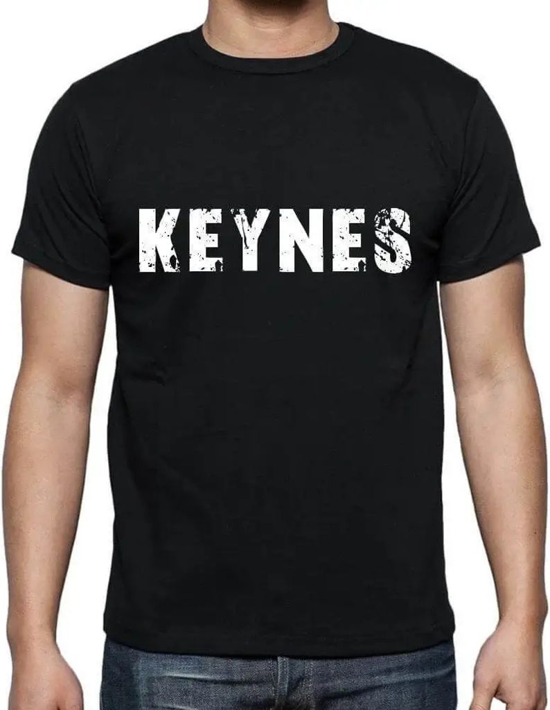Herren Grafik T-Shirt Keynes Öko-Verantwortlich Vintage Jahrgang Kurzarm Lustige Druck Geburtstag Geschenk Mann