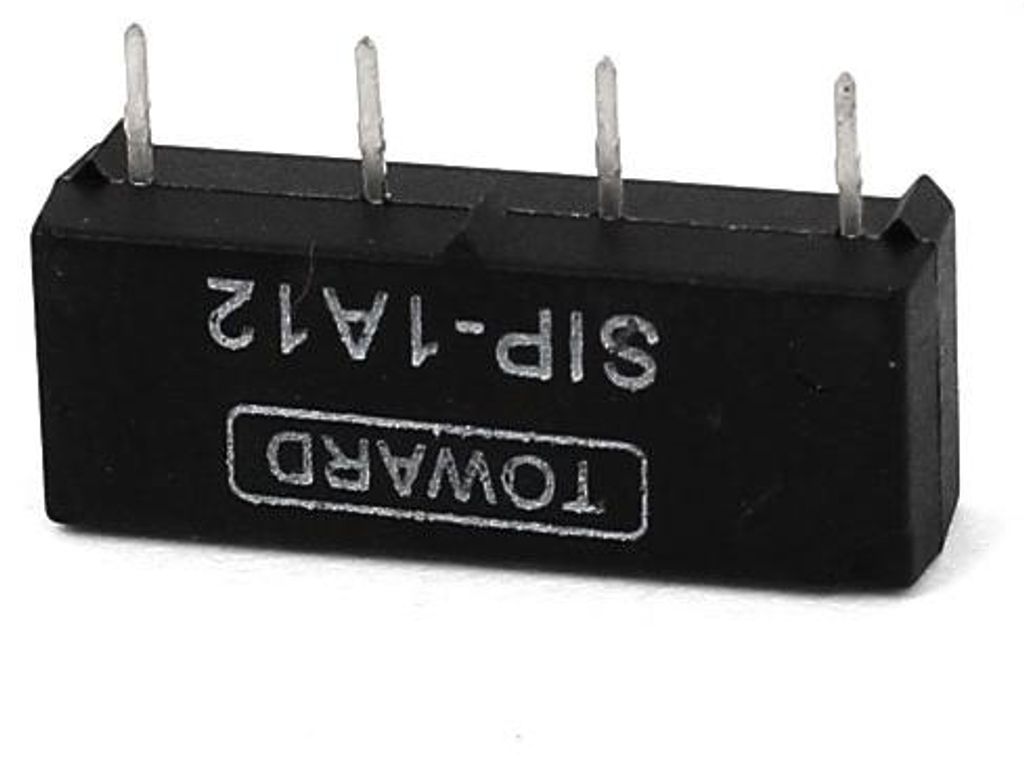 DC 12V Offen Style 4-polig SIP-1A12 4-polig Dry Reed Relais Produktbild 