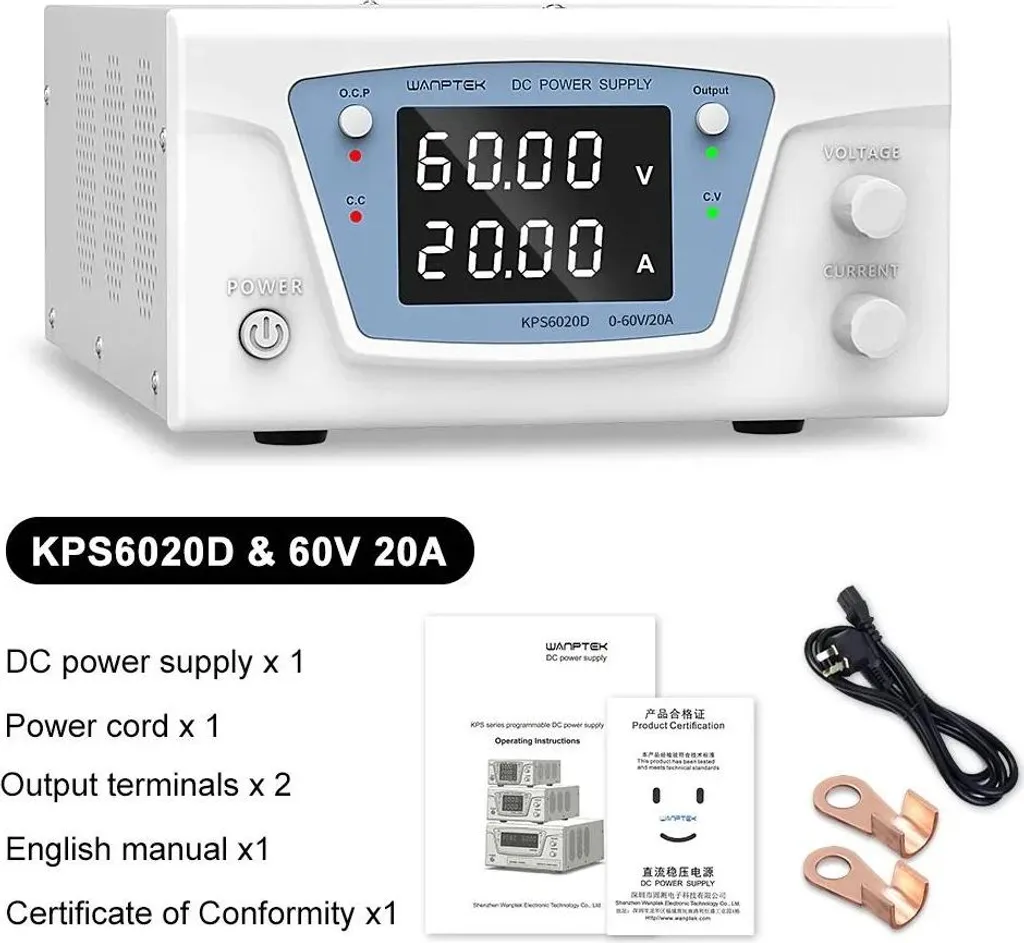 Source d'alimentation CC Variable 60V 20A KPS6020D pour Laboratoire - 2