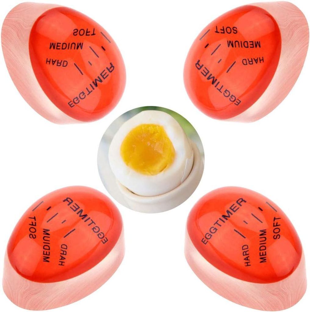 Egg Cooking Timer, 4pcs Egg Timer, Farbe Changing Egg Timer Perfect Perfect Boiled Eggs Temperature Kitchen Helper