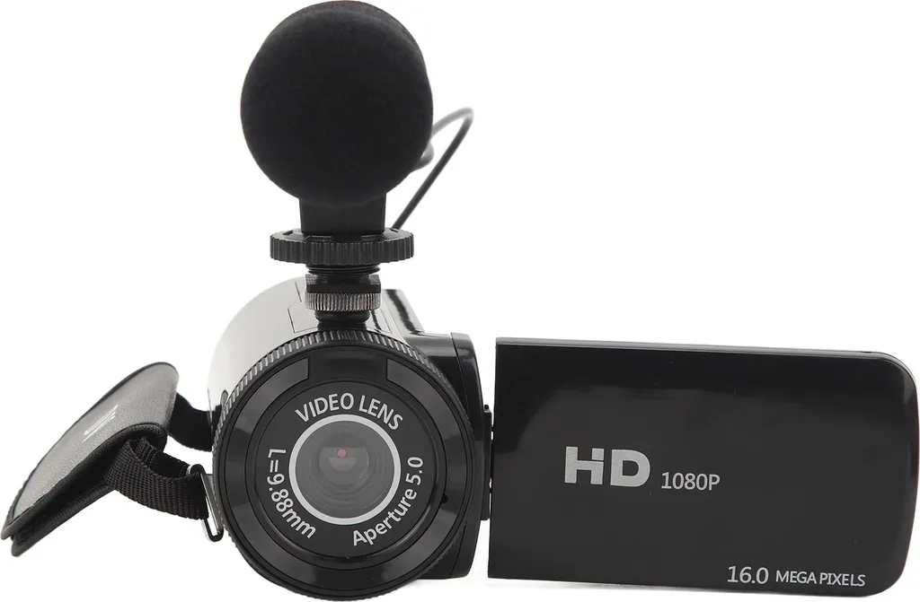 Caméra de Vlogging 16MP avec Écran Pivotant et Objectif Grand Angle HD - 2