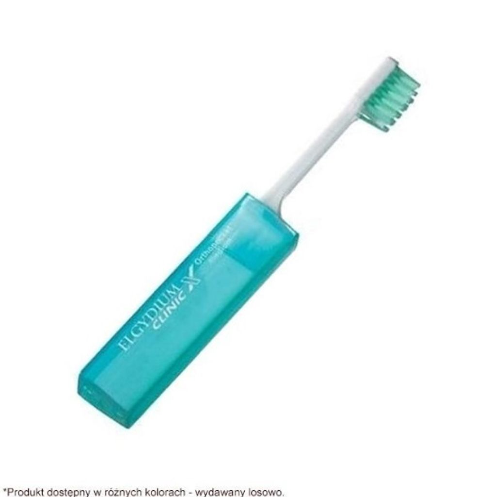 Elgydium Clinic Orthopocket Pocket Orthodontic Medium Toothbrush