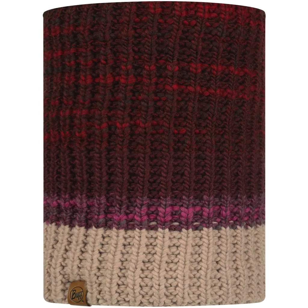 Écharpe Tube BUFF Alina en Maille et Doublure Polaire Marron