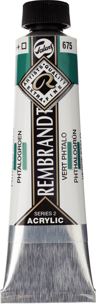 Rembrandt Acrylfarbe Tube 40 ml Phthalogrün 675