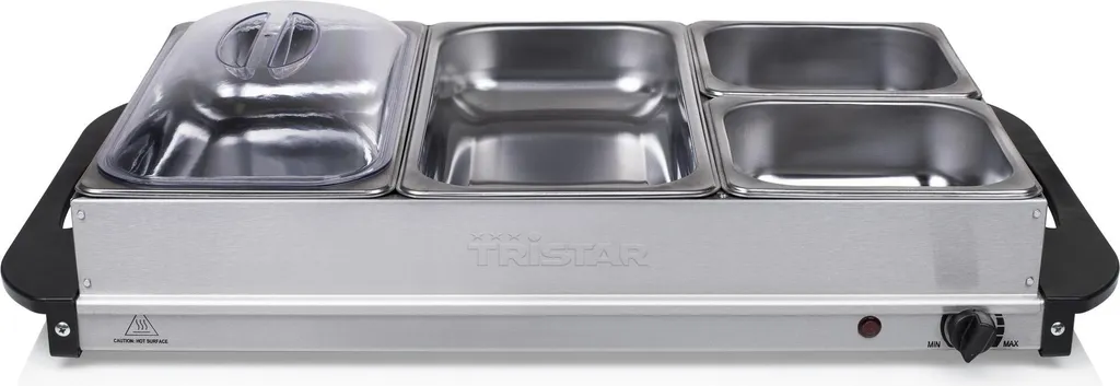 Scaldavivande Professionale Tristar BP-6285 300W | Acciaio Inox Buffet