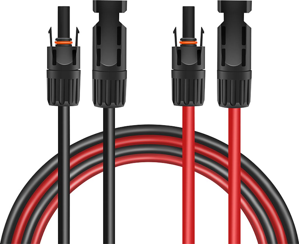 LogiLink Solar-Verlängerungskabel-Set MC4 - MC4 2,0 m