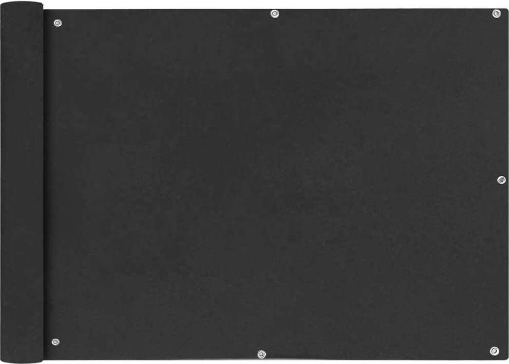 Balkonsichtschutz Oxfordgewebe 75x400 cm Anthrazit