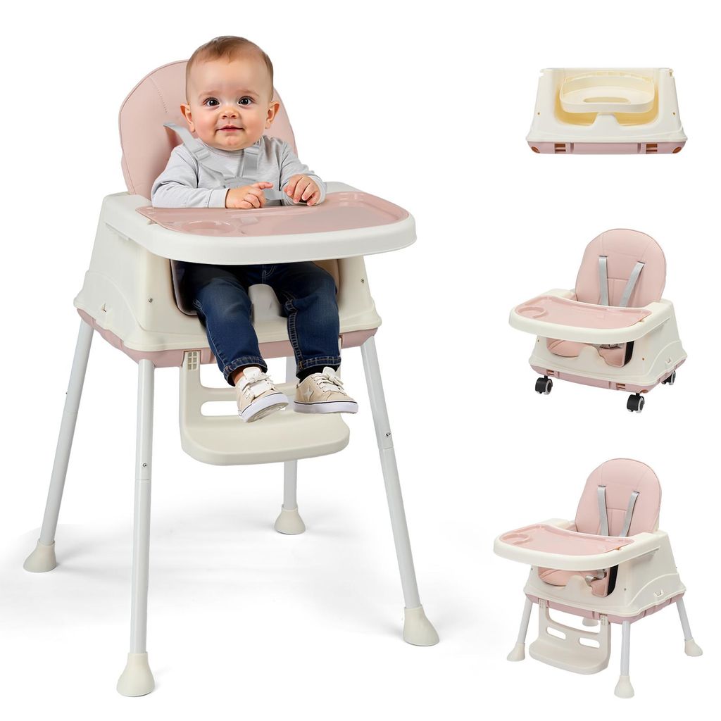 FCH Hochstuhl Baby 4-in-1 Kinderhochstuhl - Abnehmbar Produktbild 