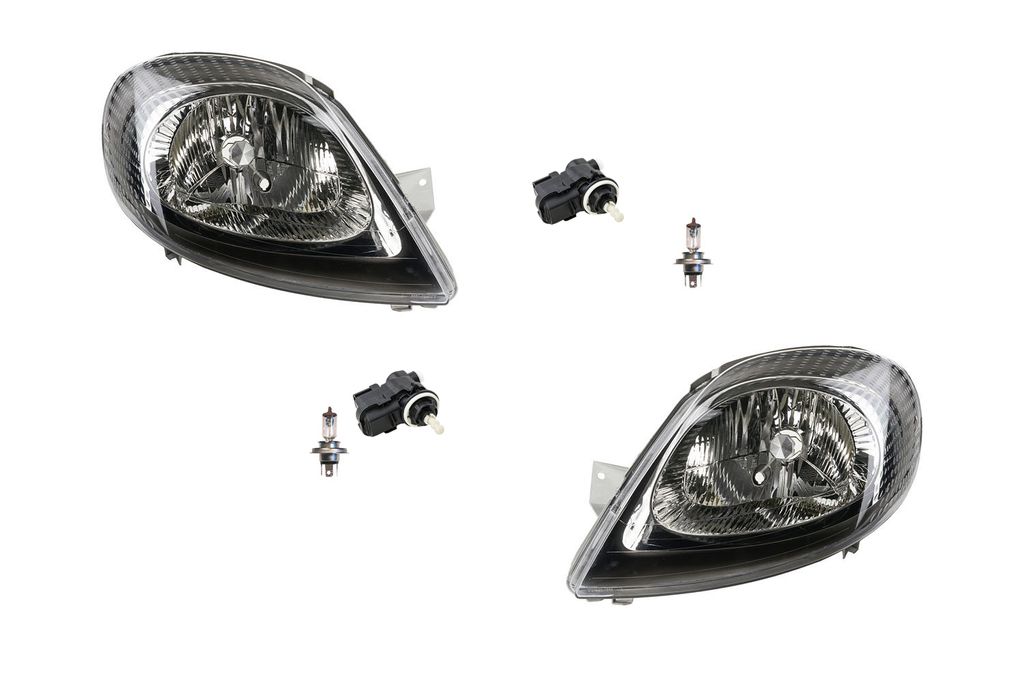 Scheinwerfer passend für Opel Vivaro 01-06w. + H4 Set Links Produktbild 