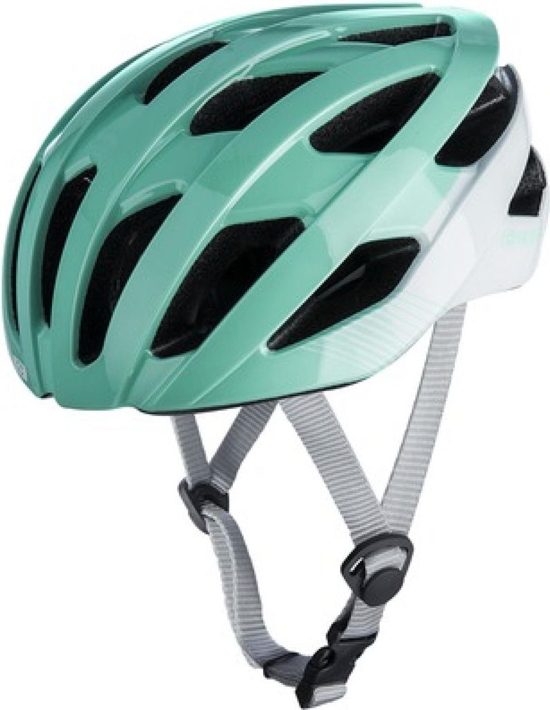 Fahrradhelm RAVEN ROAD, OXFORD (türkis/weiß, Größe L)