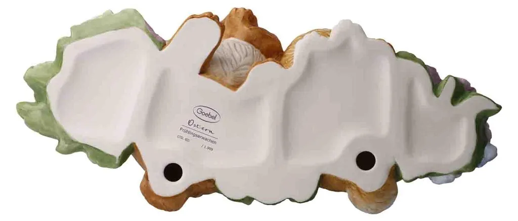Statuette Couple de Lapins en Faïence Multicolore pour Décoration de Pâques - 16