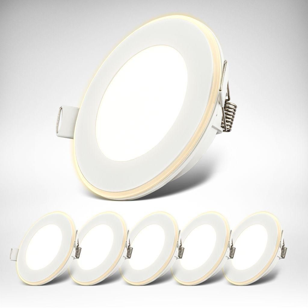 Lot de 6 spots LED encastrables - avec fonction veilleuse, Image du produit 