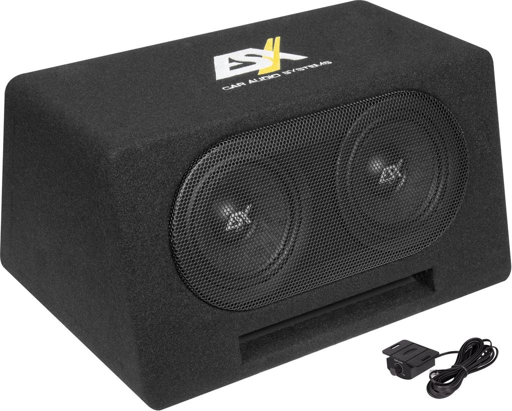 ESX DBX Dual Aktiv-Reflexbox Subwoofer Bass Gehäuse DBX-206A