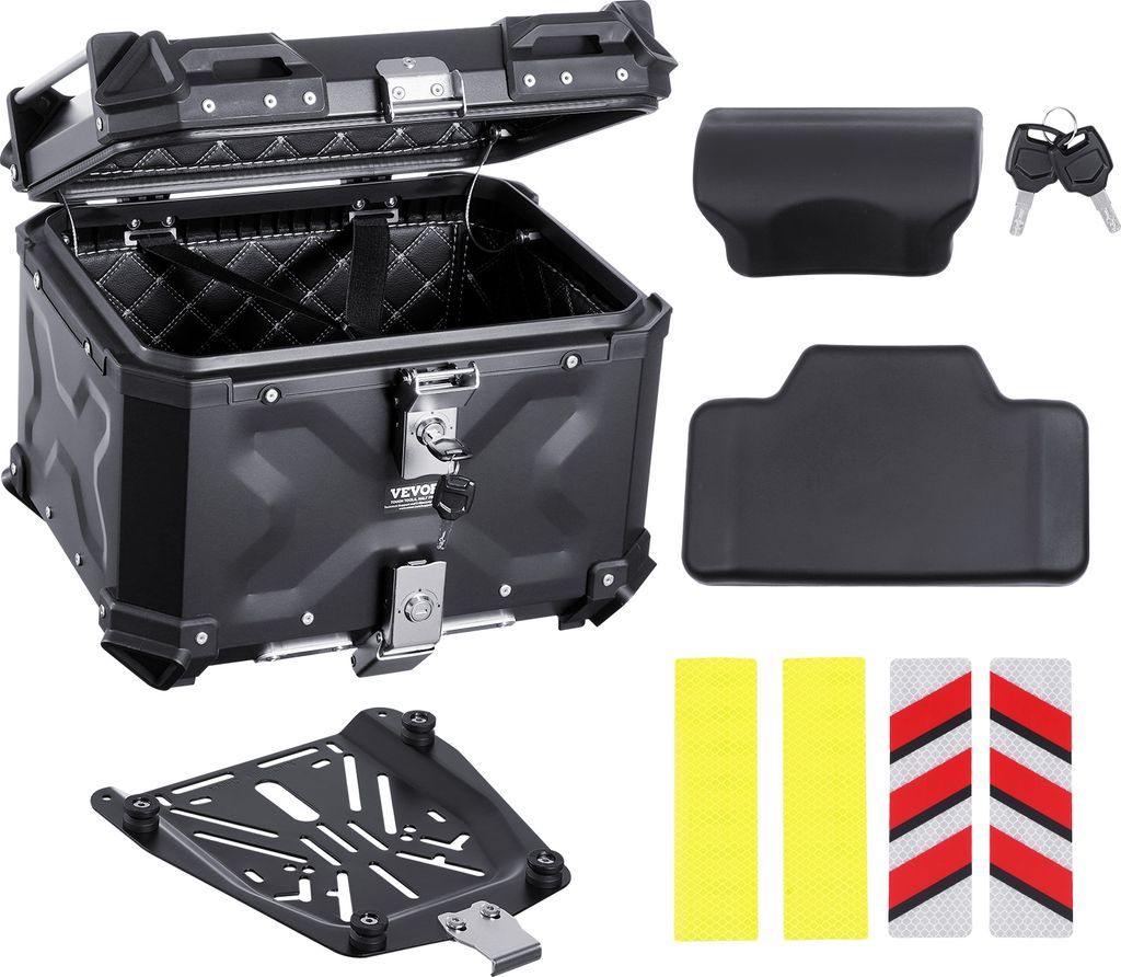 VEVOR bauletto moto bauletto moto 45 L in lega di alluminio Immagine del prodotto 