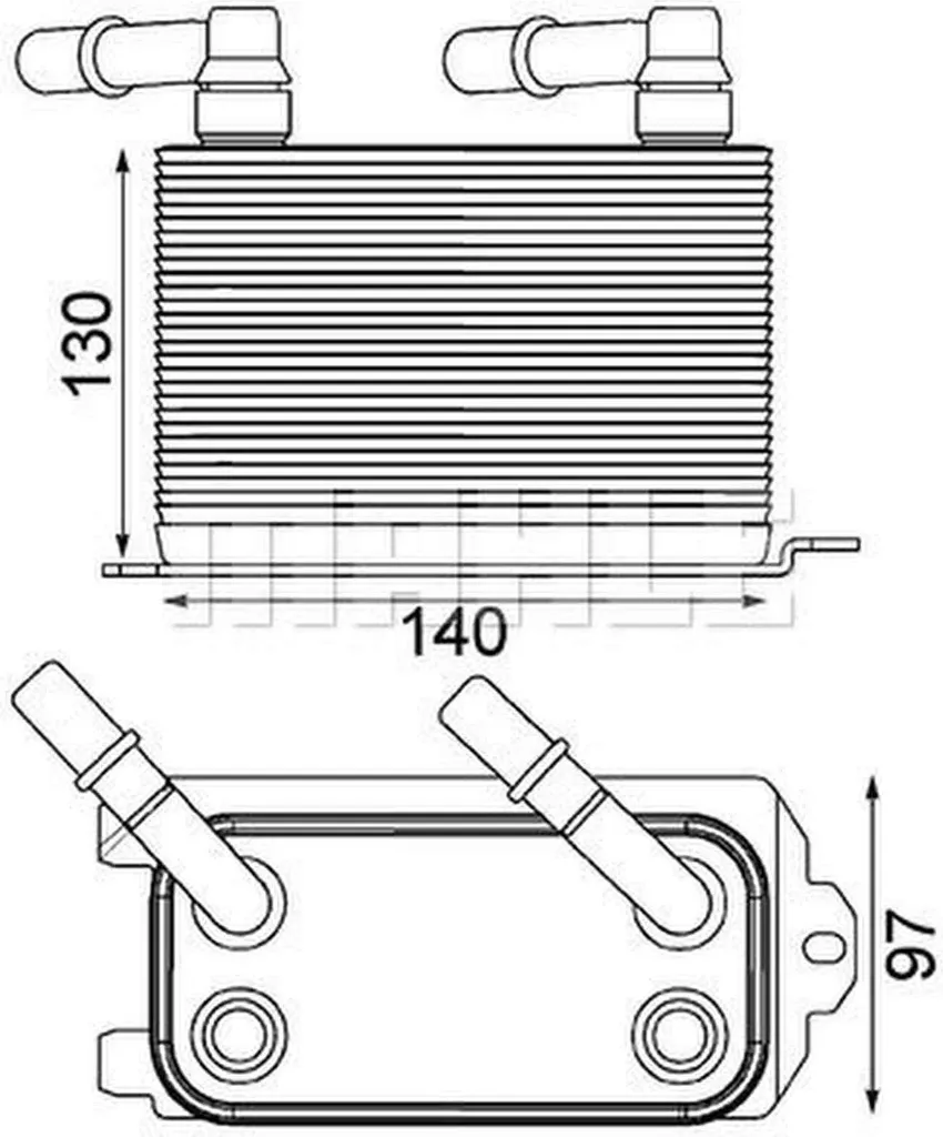 Radiateur d'huile de transmission automatique MAHLE pour Range Rover