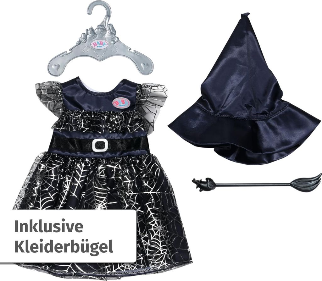 Zapf BABY born Hexenkleid 43cm Produktbild 2
