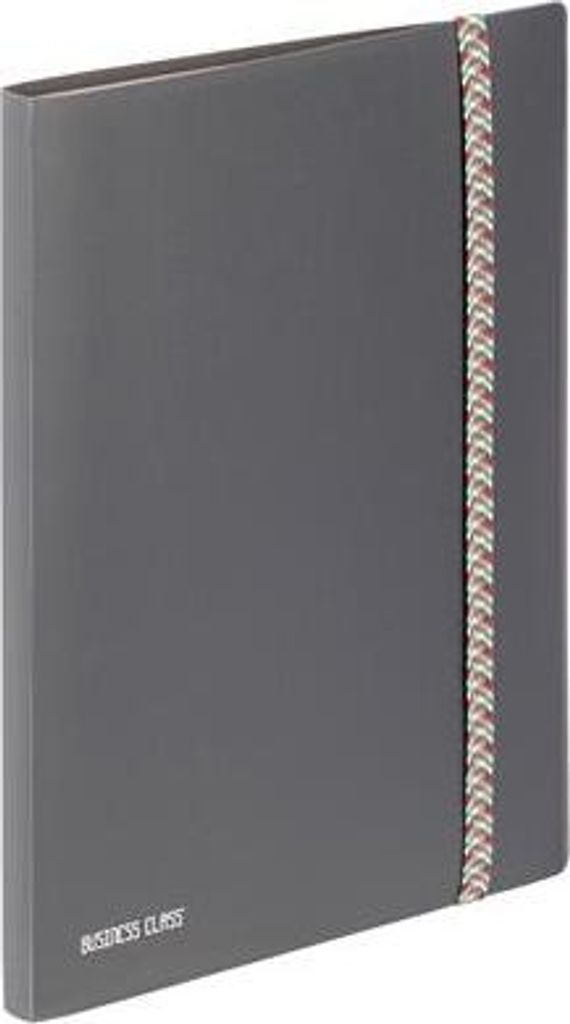 Katalogbuch "Business Class", grau, 30 Hüllen, A4, VIQUEL 099831-04