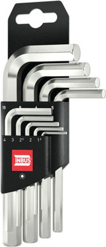 INBUS 71680 Winkelschraubendreher Set 9tlg., 1.5–10mm — Germany