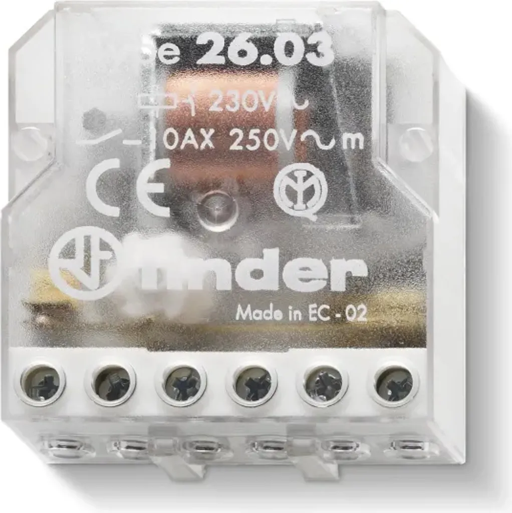 Télérupteur Encastrable pour Commande Multiple - Finder 10A 230V - 2