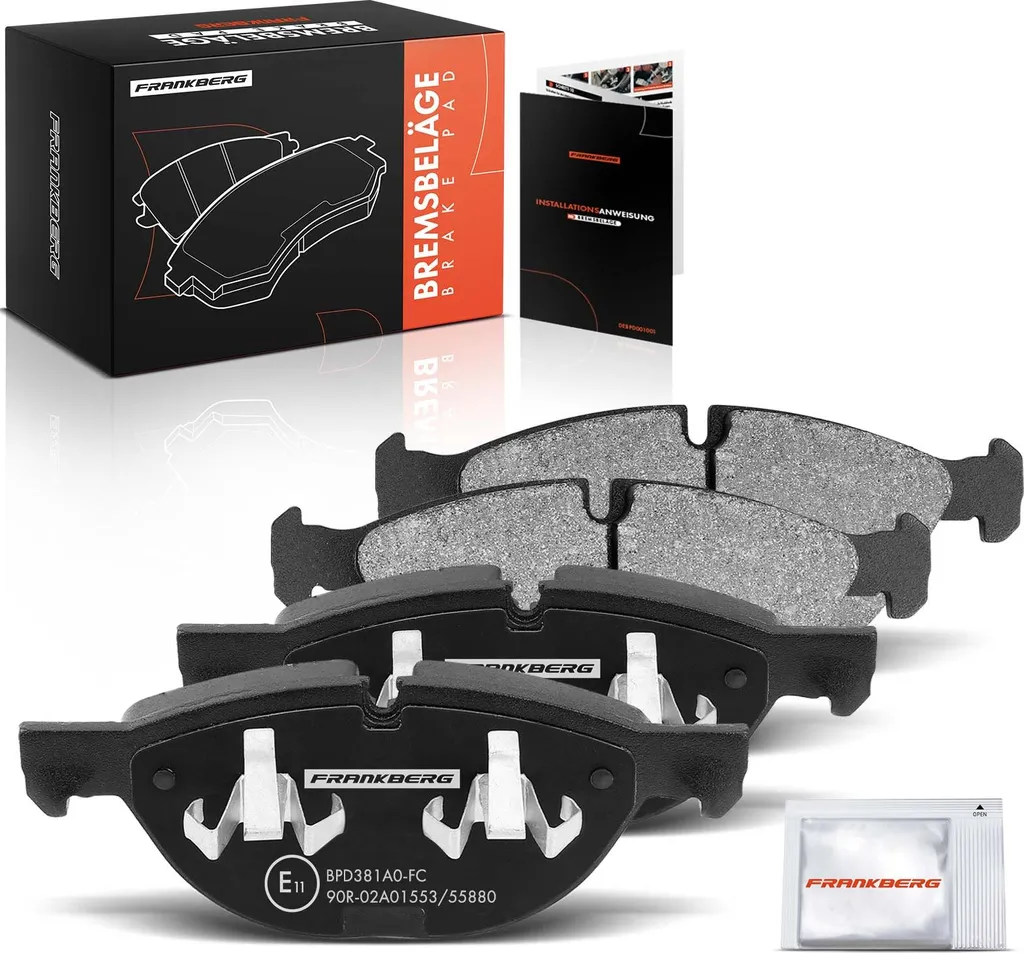 Plaquettes de frein avant Frankberg pour BMW X5 X6 Stop Bruit et Usure