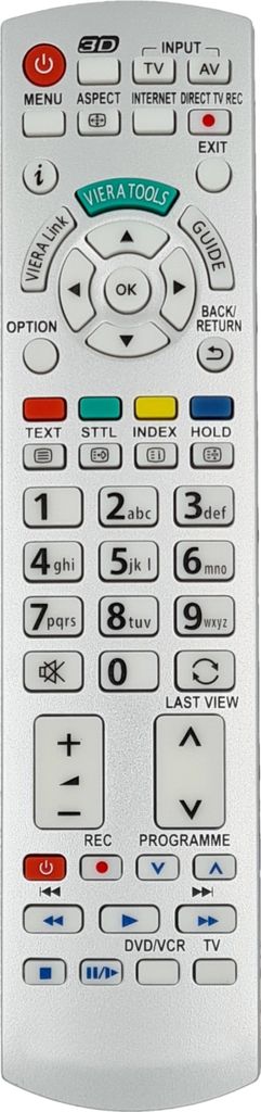 Ersatz Fernbedienung für Panasonic TV | TXL32EX34 | TXL32G10B | TXL32GF22 | Fernseher Remote Control