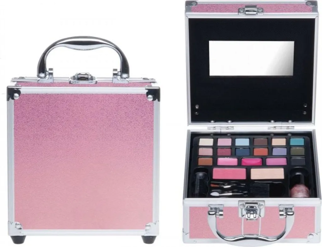 Astuccio Cosmetico Rosa Piccolo | Beauty Case da Viaggio Resistente