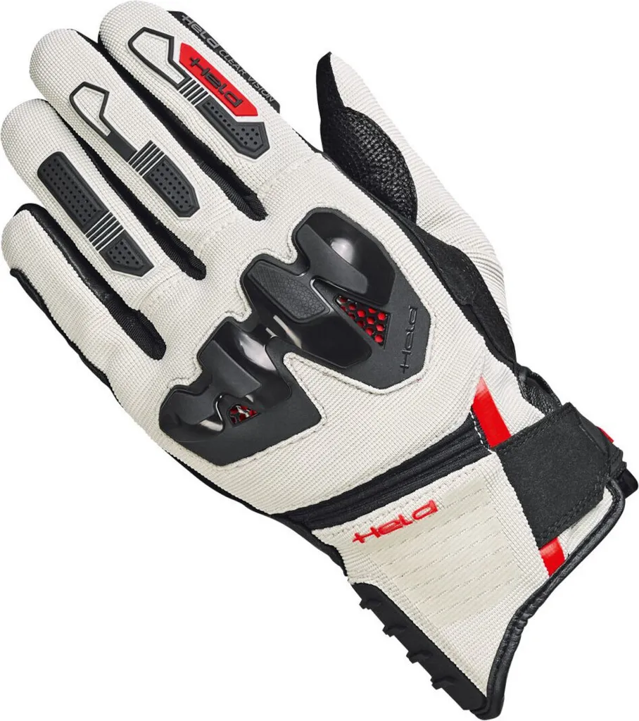 Gants moto Held Sambia 2 Noir Sable Rouge Taille 11 - Confort et Sécurité