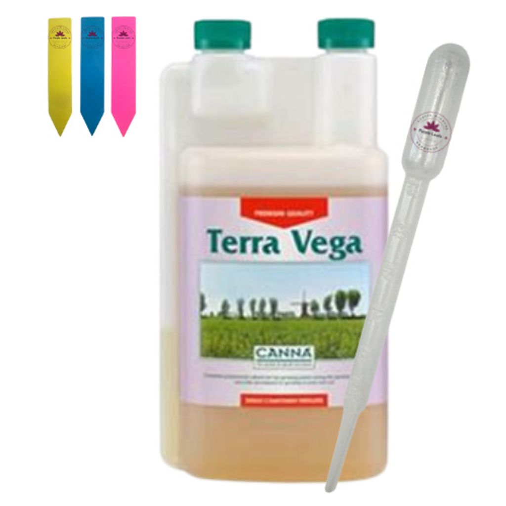 Canna Terra Vega 1 Liter inkl. Dosierpipette und 3 Pflanzenschilder