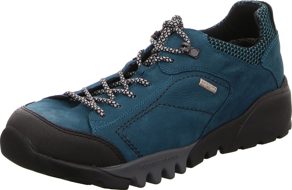 Waldläufer Schnürhalbschuhe bequem in blau, Gr. 10.5 Produktbild 