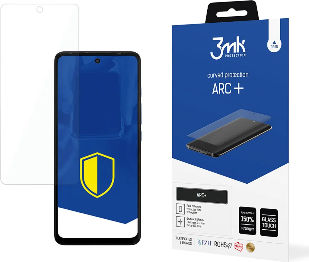 Protezione Totale Moto G60 | 3mk Arc+ Pellicola Auto-Rigenerante