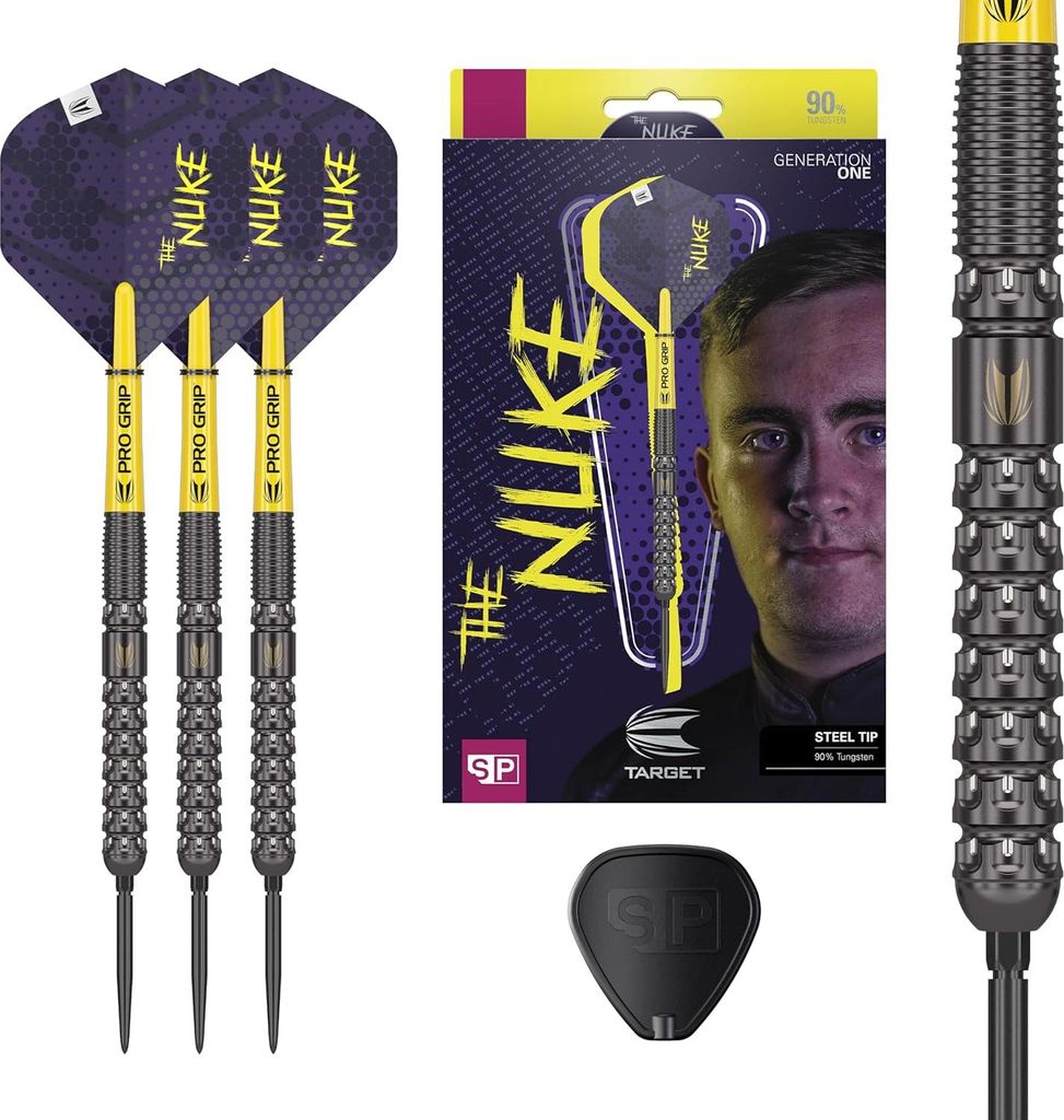 Target Darts Luke Littler, dardos de acero con punta de Imagen del producto 