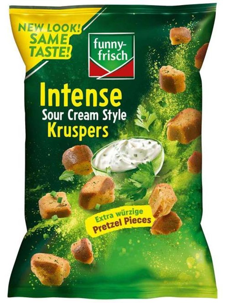 funny-frisch Intense Kruspers Sour Cream Style 120g