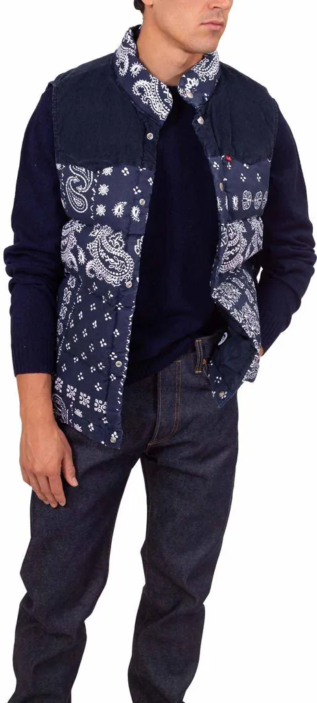 Gilet Levi's Paisley XL - Lo Smanicato che Definisce il Tuo Weekend