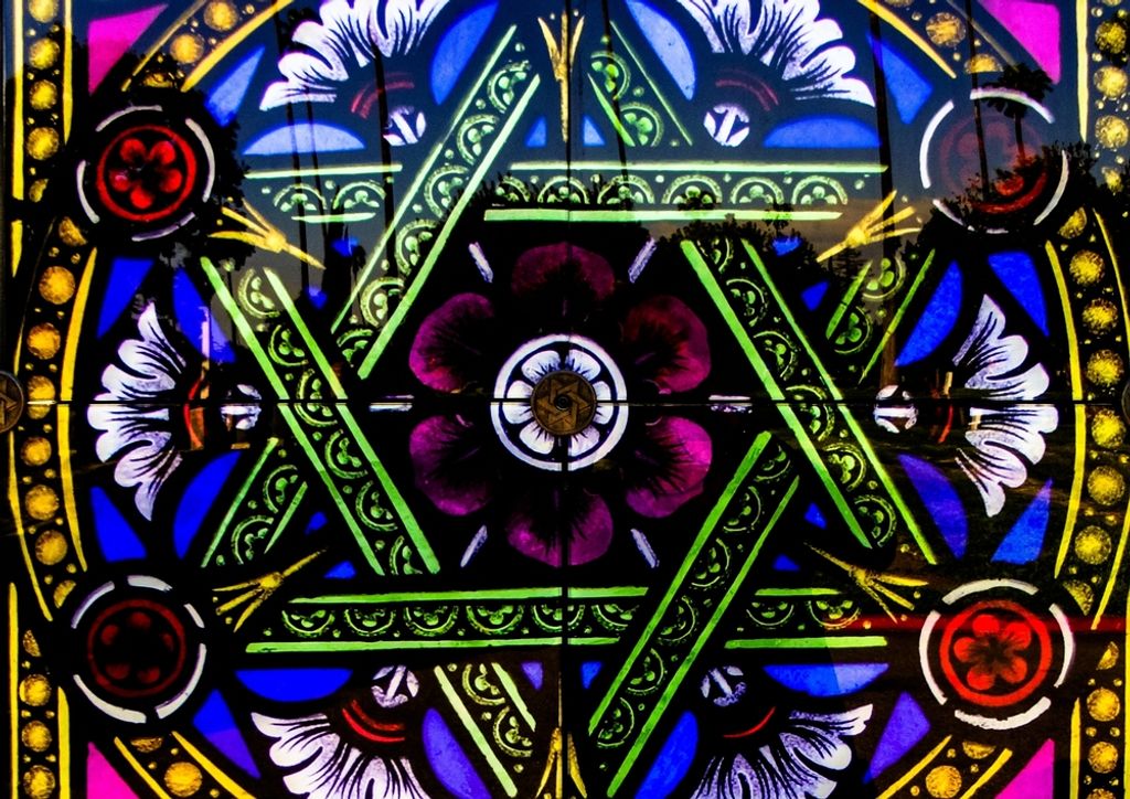 hansepuzzle 62918 - Kirchenfenster Puzzle, 260 Teile, Religion, 41,0 x 28,0cm mit hochwertiger Aufbewahrung, Kartonbox & Beutel