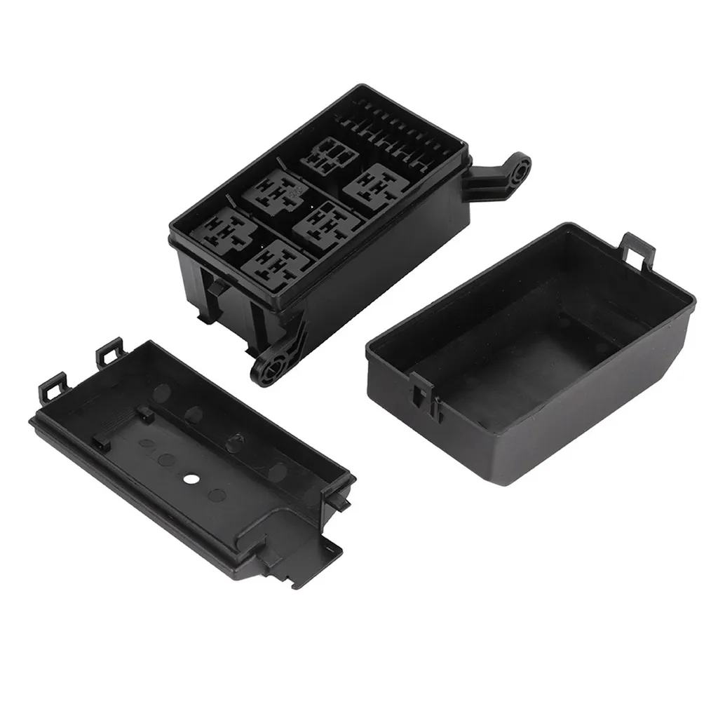 Support boîte à fusibles 6 voies pour aménagement van et camping-car 12V