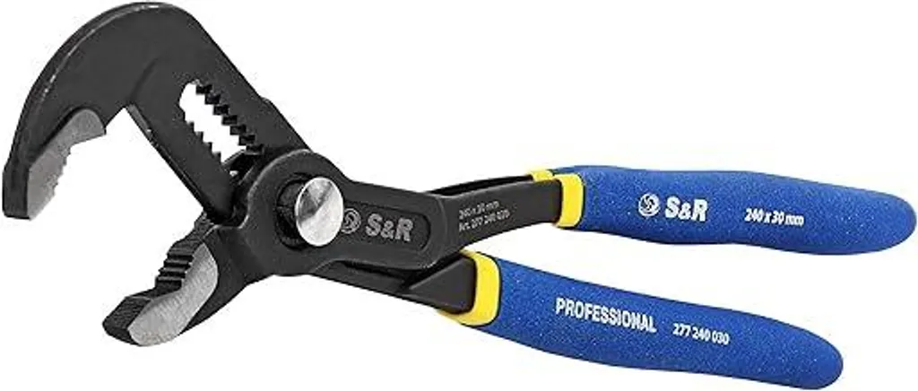 Pinza Pappagallo S&R 175x25mm Regolazione Automatica Acciaio CR-V