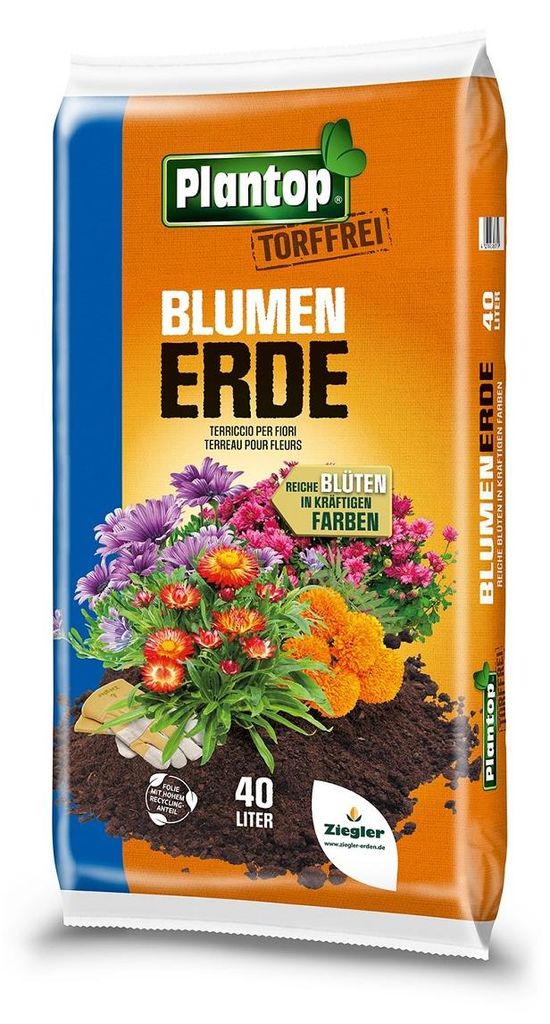 Plantop Blumenerde torffrei 40 L Produktbild 