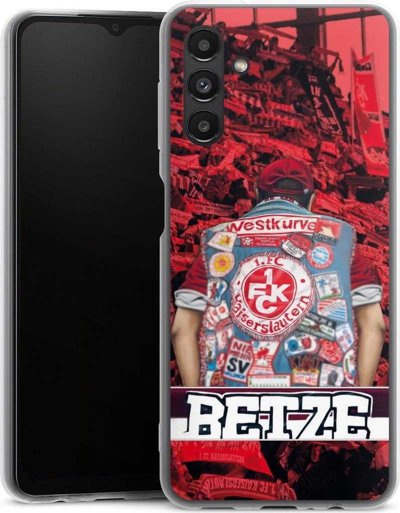 DeinDesign Slim Hülle für Samsung Galaxy A13 5G Silikon Case Ultra Dünn Handyhülle 1. FC Kaiserslautern 1. FCK Offizielles Lizenzprodukt