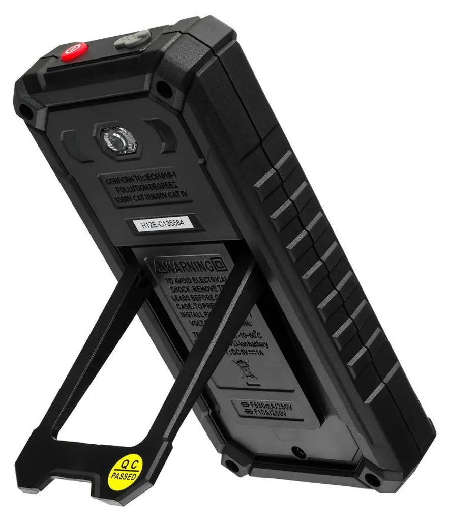 Ermenrich Zing TC40 Multimètre 82992 avec écran rétroéclairé et Data Hold