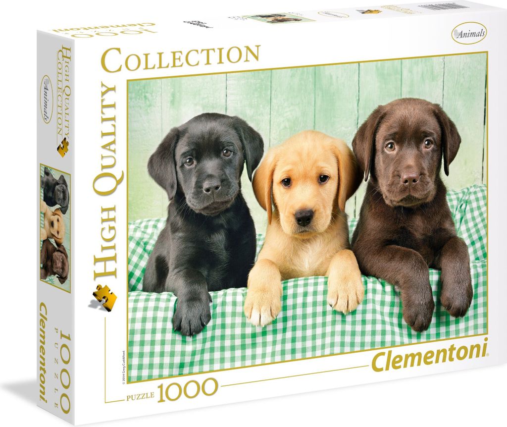 Clementoni Drei Labs Puzzle 1000 pc(s) Fauna Produktbild 