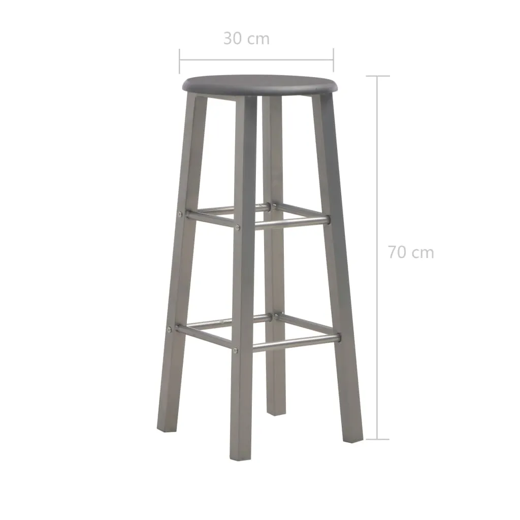 Set Bar Professionale 3 Pezzi - Acciaio Antracite e Legno per Pub - 9