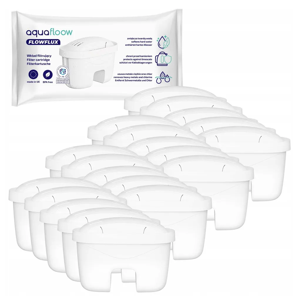 Aquafloow Aquaflux Cartouches filtrantes lot de 20 compatibles Bi-Flux
