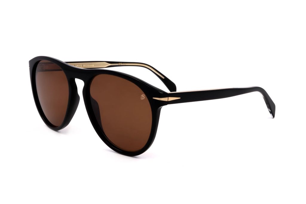 David Beckham 1008S Ovale Acetat-Sonnenbrille für Herren