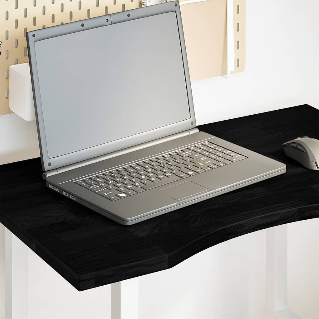 "2026 Promotion" Tischaccessoires, Schreibtischplatte, Dunkelbraun, 80x60x2,5 cm Massivholz Eiche - Tischplatten CC23413