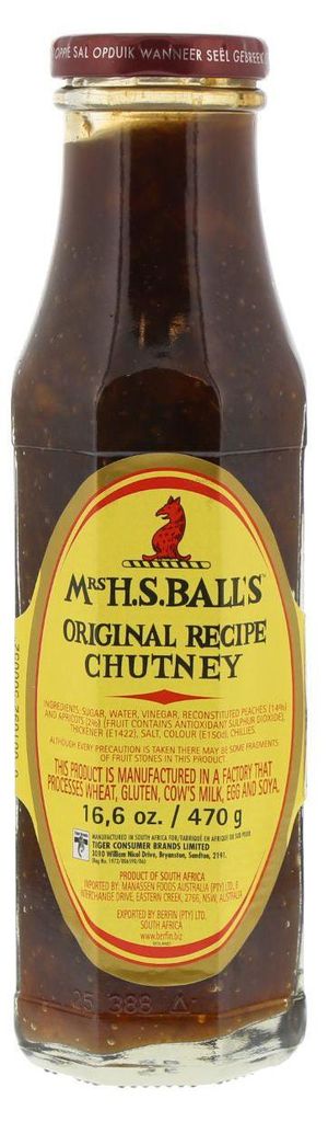 Mrs Ball's Original Chutney 470g – Würzige südafrikanische Produktbild 