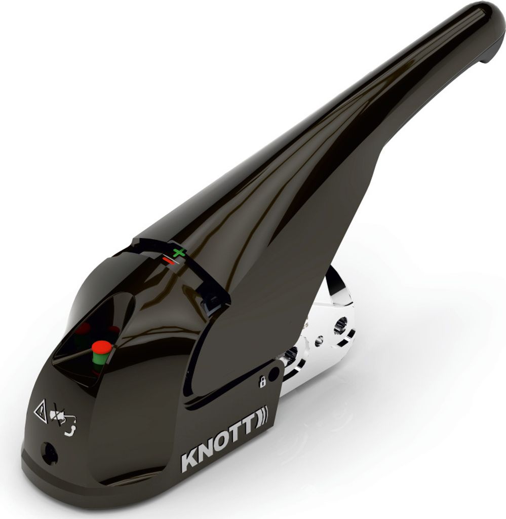 KNOTT Antischlingerkupplung 50 mm, zGG 3000 kg, Rohrdeichsel 50 mm, Stützlast 300 kg, Bohrung 14 mm, Stabilisator-Kupplung für gebremste Anhänger