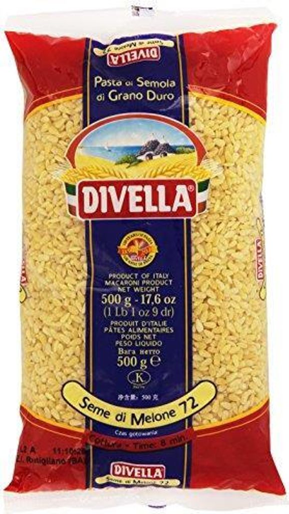 24x Divella Pasta Seme Di Melone N.72 500g Produktbild 