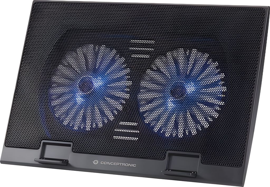 CONCEPTRONIC 2-Fan Cooling Pad (17.0")/ Ergonomisch THANA02B